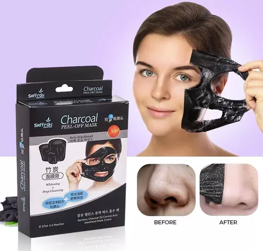 Charcoal Peel Off Mask Pouch